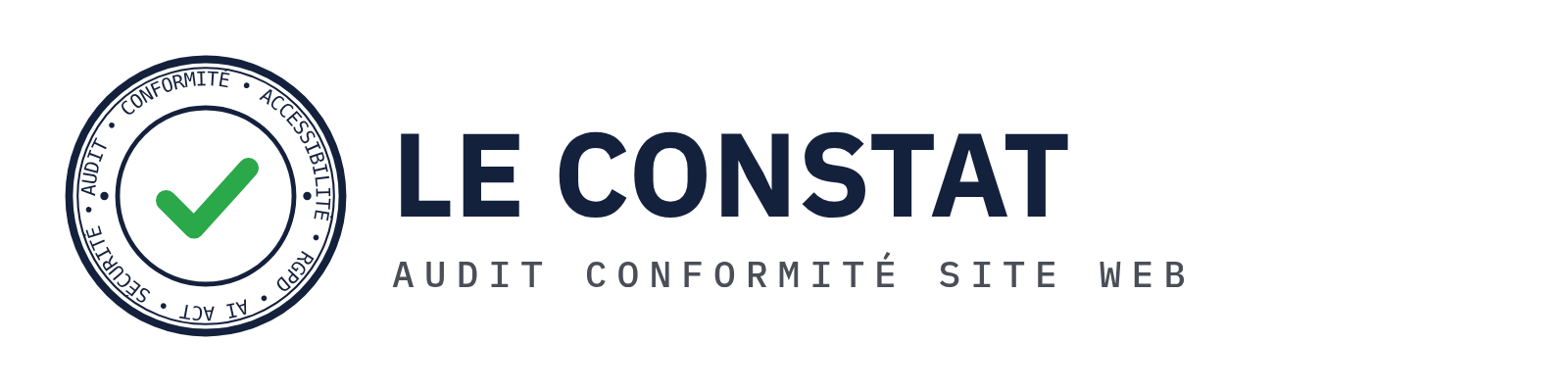 Le Constat — Audit conformité site web